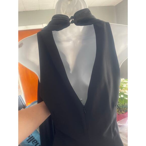 NEW Halston Heritage Tailored Scarf Jumpsui - Picture 10 of 16